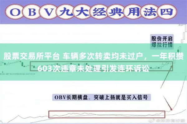 股票交易所平台 车辆多次转卖均未过户，一年积攒603次违章未处理引发连环诉讼